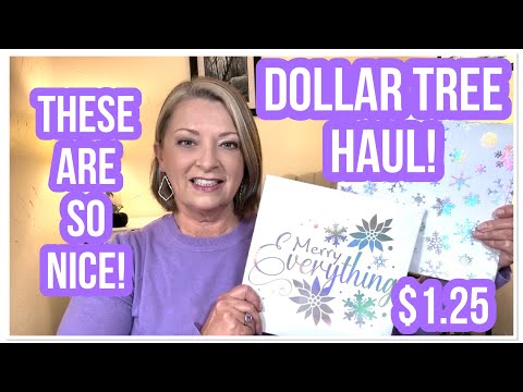 DOLLAR TREE HAUL | GORGEOUS | $1.25 | AWESOME NEW FINDS | I LOVE THE DT😁 #haul #dollartree