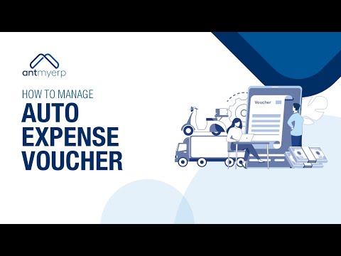 Manage Auto Expense Voucher | Expense Voucher | AntMyERP- Hindi