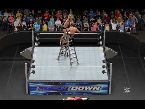 WWE 2K17 - Chris Jericho Vs Hunter Hearst Helmsley Vs Fernando Vs Tatsumi Fujinami - Ladder Match