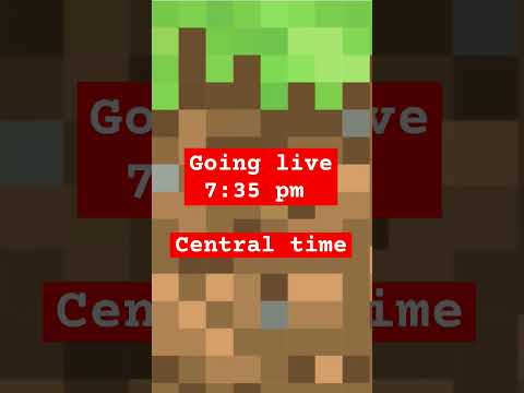 going live #minecraft #letsplay