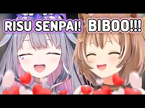 The Interaction Between Risu & Biboo Is So Cute! [Risu, Bijou, Kaela, Ollie | Hololive ID/EN]