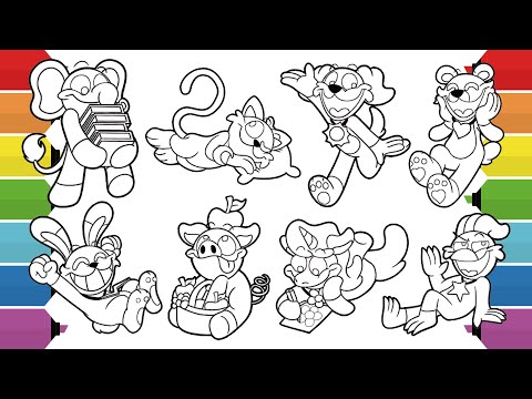 Smiling Critters Coloring Pages | Coloring Poppy Playtime Chapter 3 | NCS Music