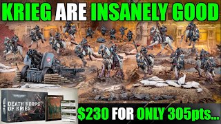 Warhammer 40k Astra Militarum are AWESOME, Krieg is AMAZING... But they're Gonna COST YOU!!! #New40k