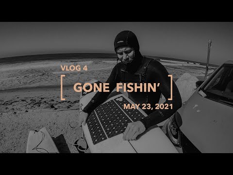 Vlog 4 / Learning to Shortboard on a Fish / County Line Surf