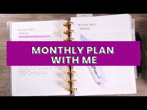 Monthly Plan With Me | September Plan With Me | SEP PWM