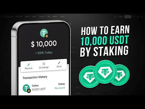 Get Rewards in 24 Hours by Staking USDT | Step-by-Step Guide to Staking 10,000 USDT 💰