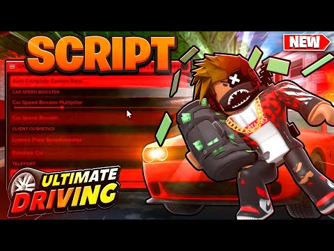 Roblox Ultimate Driving Script GUI AUTO FARM + INFINITE CASH *PASTEBIN 2024*