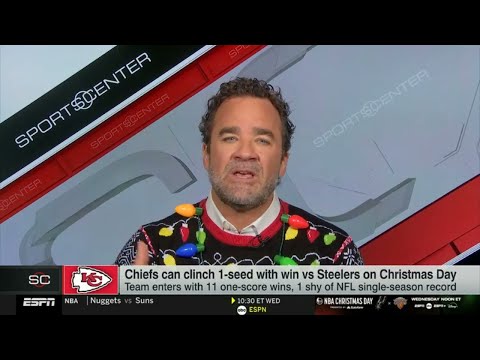 ESPN SC | Mahomes and Chiefs can clinch 1-seed with win vs Steelers on Christmas Day - Jeff Saturday