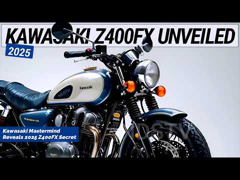 2025 KAWASAKI Z400FX DEBUTED: kawasaki Mastermind Reveals 2025 Z400FX Secret.