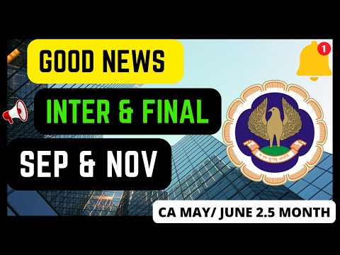 |Good News For CA Inter & Final Students| Solution To Your Problem Here| ICAI|