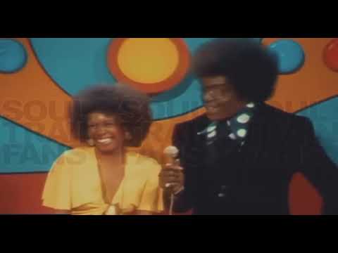 Don Cornelius on the Soul Train line with Mary Wilson