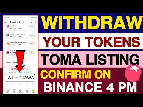 Tomarket airdrop withdrawal | Tomarket listing date, Tomarket price prediction