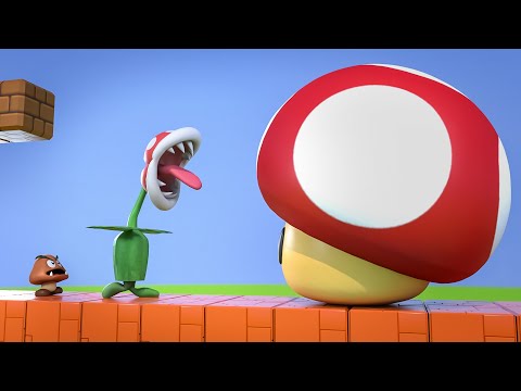 Piranha Plant eats a Giant Mushroom and it start to sing  🍄