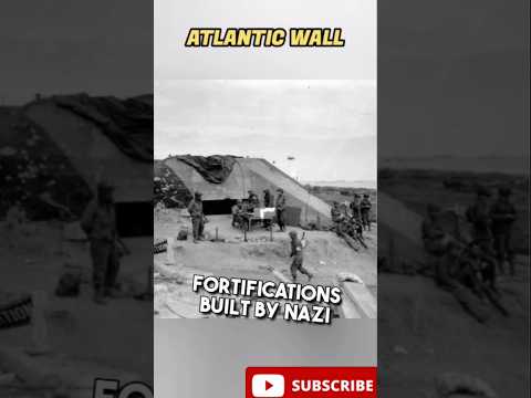 The Atlantic Wall. massive system of coastal defenses and fortifications. #ww2stories #information