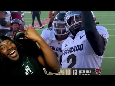 HOLD UP YOUR WRIST!!! "No. 20 Colorado Buffaloes vs Texas Tech Red Raiders Highlights" REACTION!