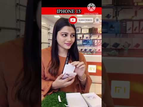 Cute Girl Buying iPhone 15 in offline market | IPhone 15 unboxing in 2024 | #iphone