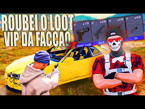 TINHA TANTO LOOT, QUE EU ATÉ DESCONFIEI com MOD MENU no GTA RP