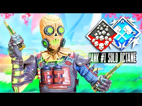 RANK #1 SOLO OCTANE 23 KILLS AND 4800 DAMAGE (Apex Legends Gameplay)