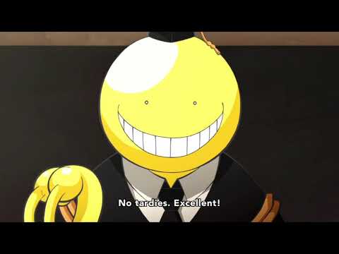 Koro-Sensei first assassination attempt