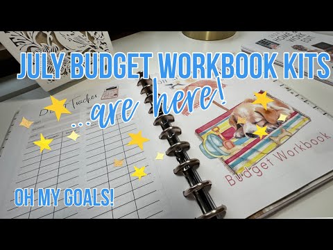 IT’S TIME! July ‘24 Budget Workbook Releases - FIVE DIFFERENT OPTIONS! Free Downloads! | Oh My Goals