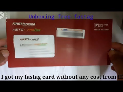 Free Fastag Unboxing | IDFC Fastag