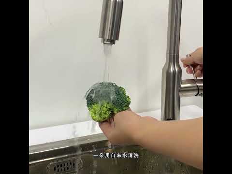 電漿滅菌廚房龍頭-花椰菜_表層疏水膜清潔實驗