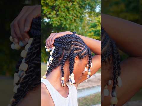 Braids + Twists #naturalhair #curlyhair #hair #curls #afrohair #blackhair #hairstyle #afro #hairtype