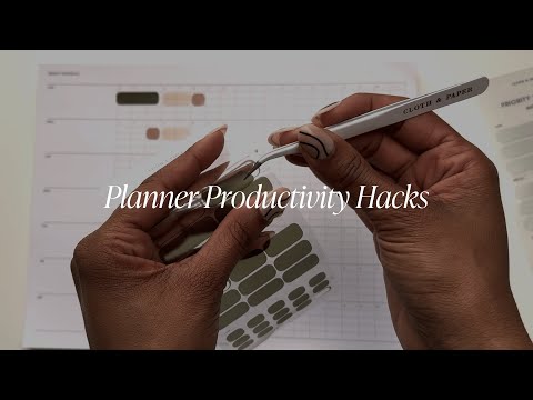 3 Productivity Methods For Procrastinators | Cloth & Paper