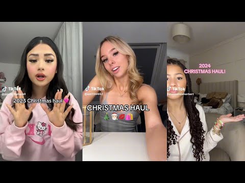 Christmas haul 2023/24 - TikTok compilation 🛍️😋