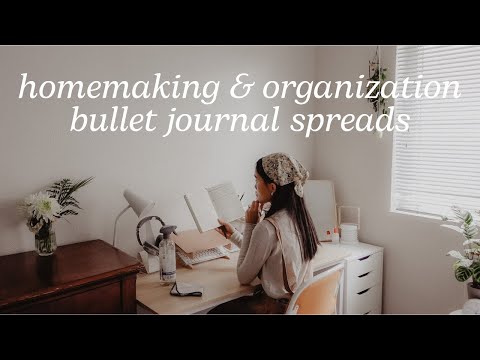 5 Minimalist Bullet Journal Spread Ideas for Homemaking & Organization