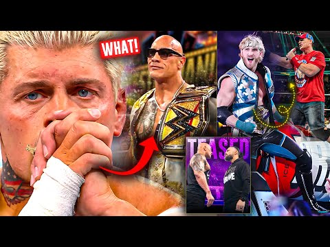 WHATT! The Rock New UNDISPUTED CHAMP? | Roman Vs Rock TEASED | John Cena MESSAGE To Logan Paul | WWE