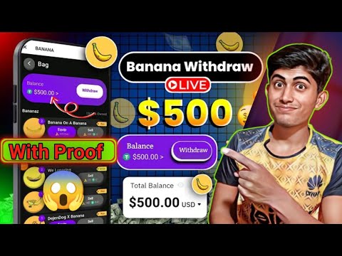 Banana $500 Rewards Live Withdrawal | Banana |@GoLogin Banana Airdrop $500 Rewards