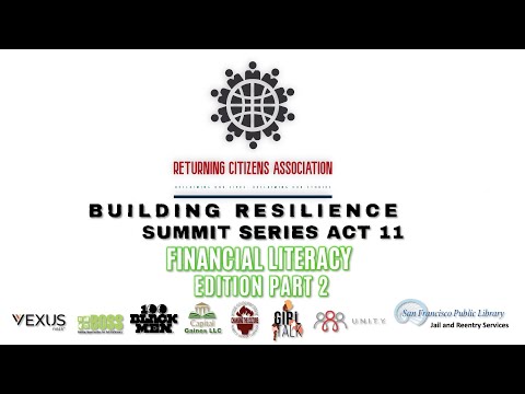 BUILDING RESILIENCE SUMMIT ACT 11 : FINANCIAL LITERACY EDITION PART 2