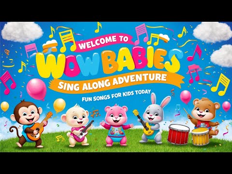 Welcome to Wow Babies Sing Along Adventure | Fun Songs for Kids Today #kidssongs