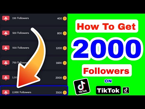 How To Get 2000+ Followers On TikTok 2022. How to get more followers on tiktok.free tiktok followers