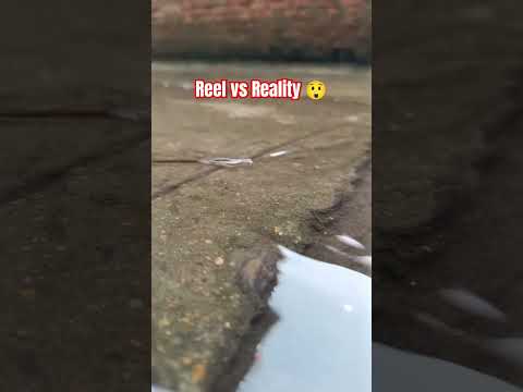 Reel vs Reality 😲🔥#shorts #reels #reality #rain #flood #kolkata