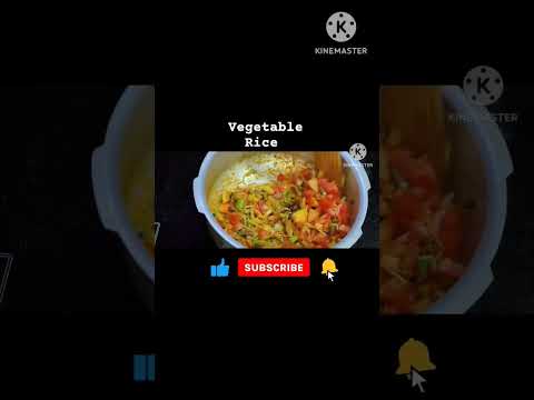 vegetable Rice in pressure cooker #vegbiriyani #ytshorts #telugu #cooking #healthyrecipe #supportme