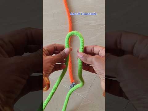 figure 8 knot...#survivalknots #camping #rope #strongestknot