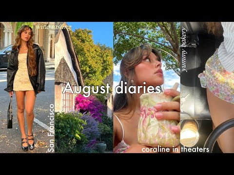 August diaries💫quiet days, yummy bakeries🍓, going out🌸