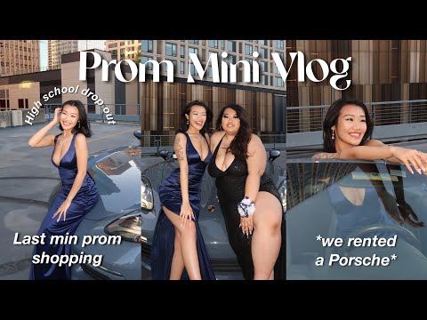 PROM VLOG 💫 *dress shopping + prom day*