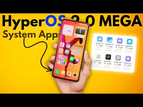 Redmi K70E/POCO X6 Pro HyperOS 2.0 MEGA  System App Update Package is Here 🚀