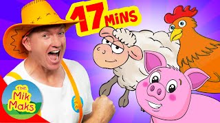 Old MacDonald Had A Farm Collection | Nursery Rhymes | The Mik Maks