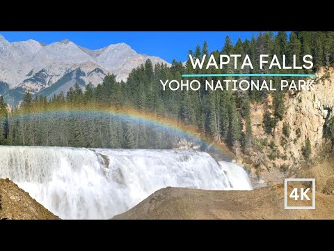 Relaxing Sounds the Mighty Wapta Falls in 4K UHD + Water Sounds for Deep Relaxation, Sleep, or Focus