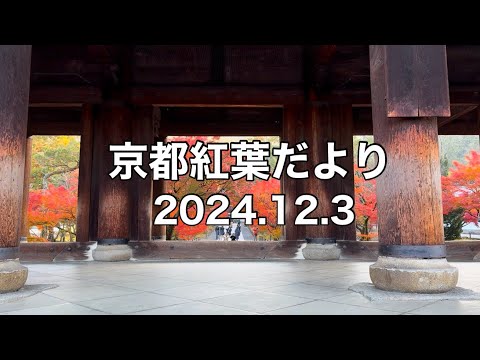 【12/3京都紅葉】嵐山・永観堂・南禅寺・東福寺