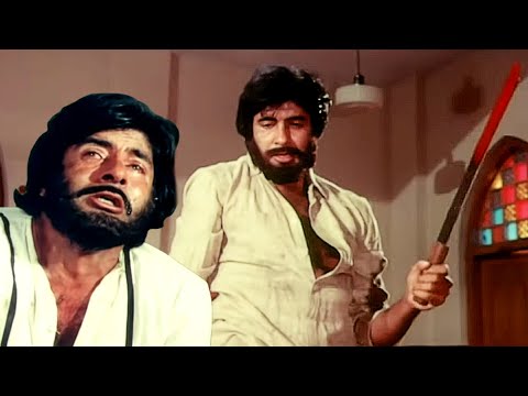 अमिताभ बच्चन ने किया अदालत में खून | Rajinikanth - Amitabh Bachchan | Andha Kanoon | Hema Malini