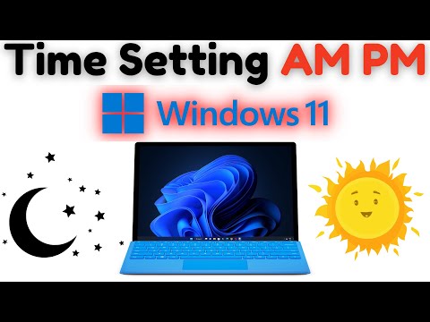 How To Set AM PM in windows 11