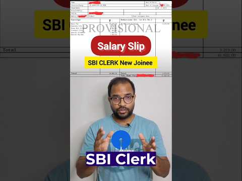 SBI Clerk Salary Slip 🔥 New Joinee Salary SBI JA 🔥 Latest Salary #sbi #sbiclerk #sbija #salaryslip