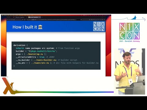 NixCon2023 Nuenv: an experimental derivation builder for Nix