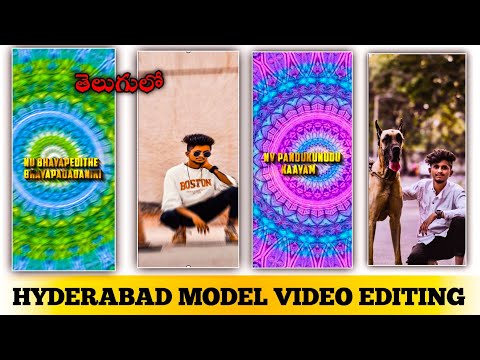 🔥 New Instagram trending Hyderabad model video editing in alight motion video editing in Telugu