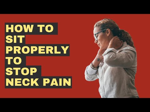 Sitting Wrong? Fix It To End Neck Pain For Good